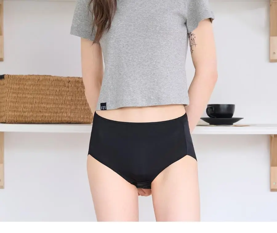 [속옷자국NO] 포에버21 노라인 인견 햄팬티 2PACK (스킨+블랙) 상세페이지 51